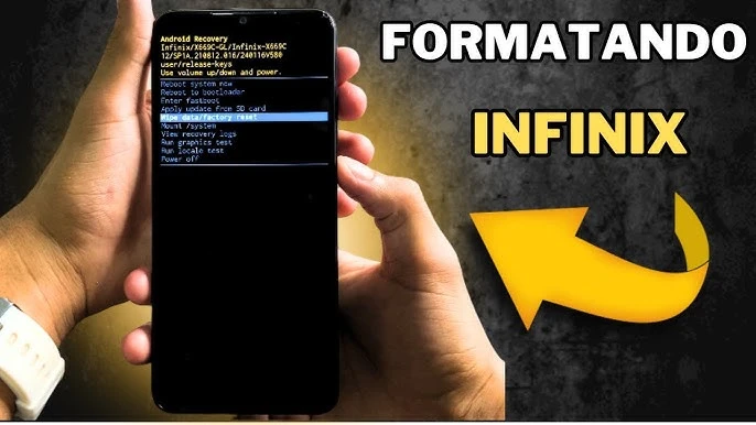 Infinix 30i: Fazendo o Hard Reset modo facíl